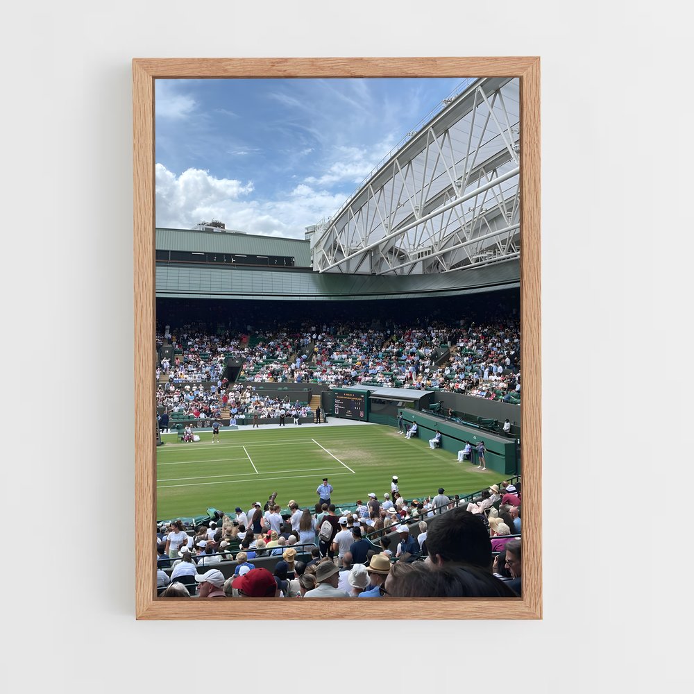 Poster Wimbledon en Ferveur – affiche Tennis (vue 4)